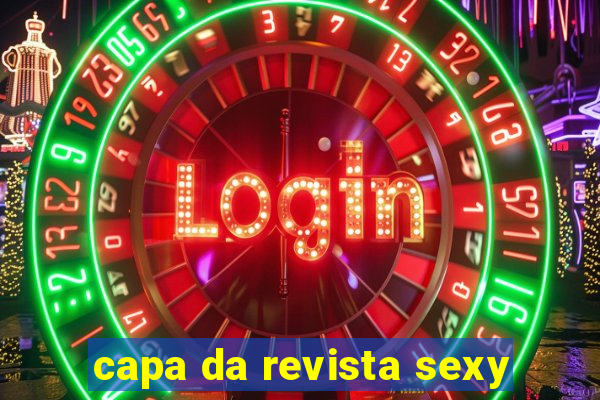 capa da revista sexy
